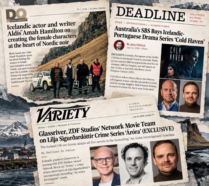 Deadline, Variety and Drama Quarterly headlines about Glassriver, press coverage secured by Percy & Warren.