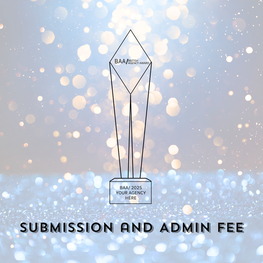 British Agency Award submission and admin fee